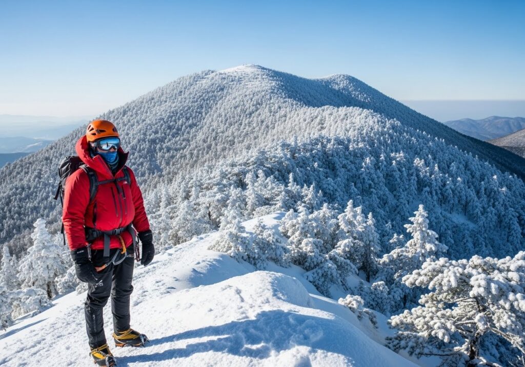 겨울 한라산 필수 준비물