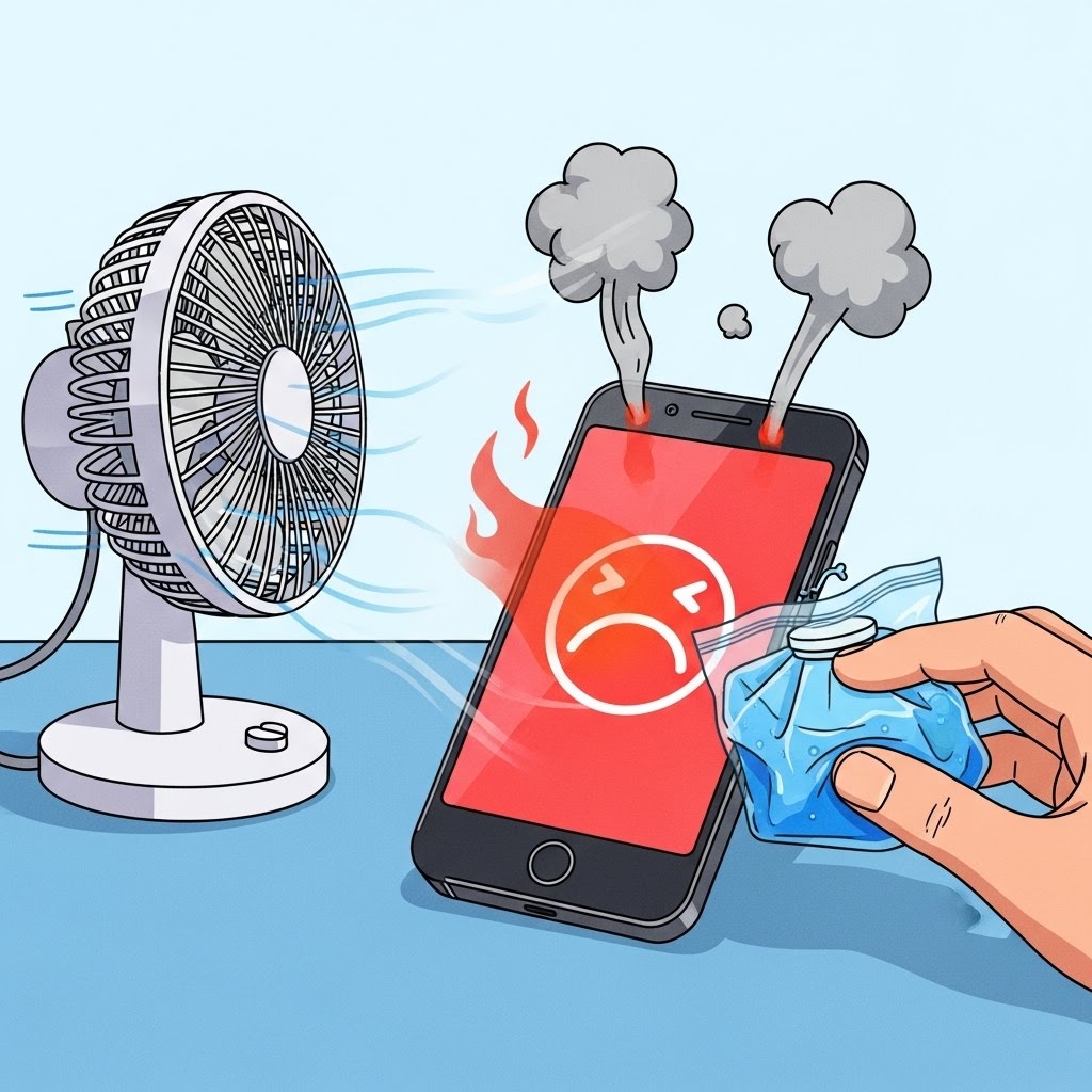 아이폰 열 오른 상태