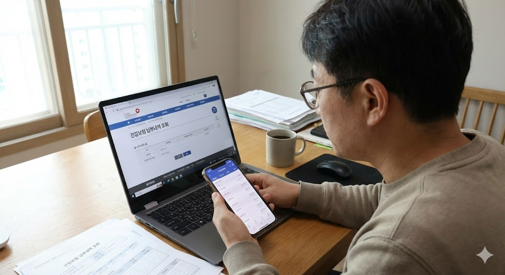 건강보험료 납부 금액 조회 방법