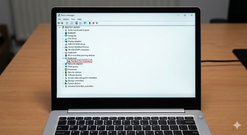 노트북 키보드 반응 없음 해결