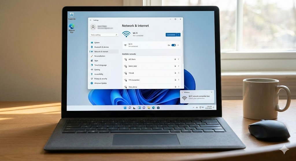 윈도우11 와이파이 자꾸 끊길 때 네트워크 초기화