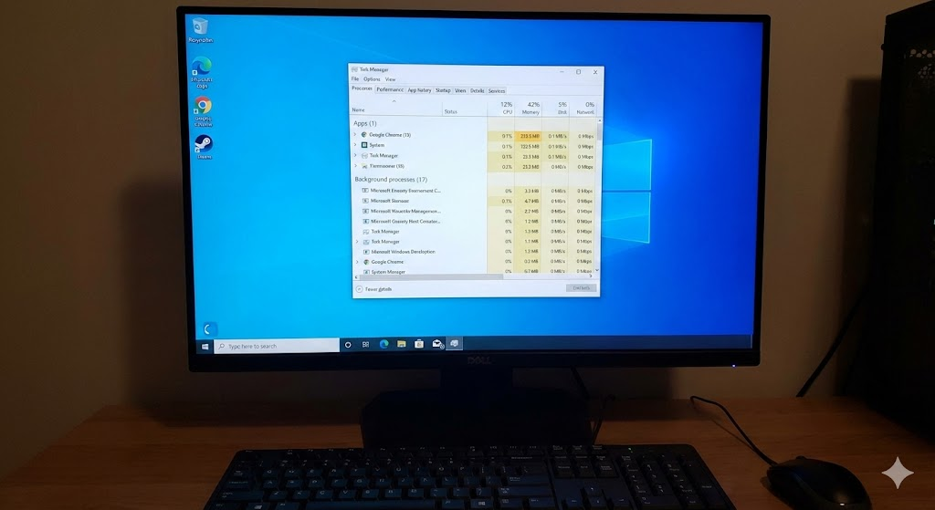 윈도우11 작업표시줄 멈춤 반응 없음