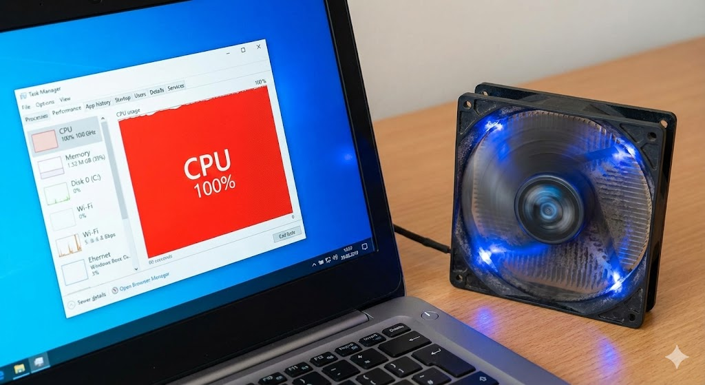 윈도우11 CPU 점유율 갑자기 100%