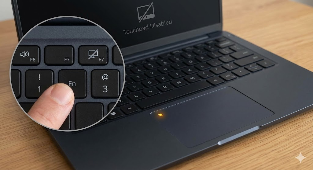 노트북 터치패드 작동 안될 때