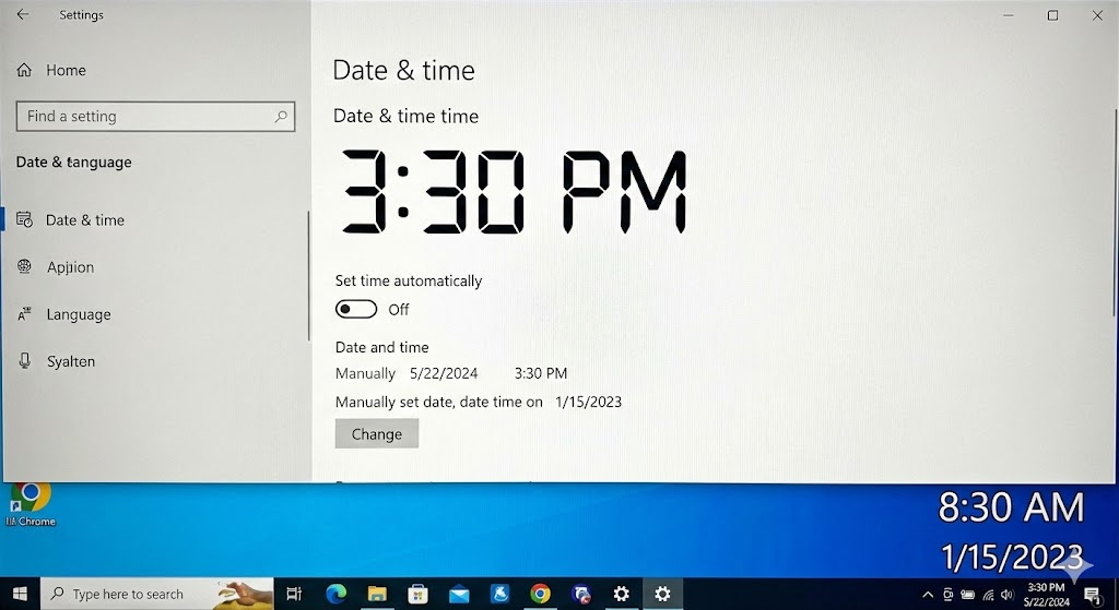 윈도우 시간이 자꾸 틀릴 때