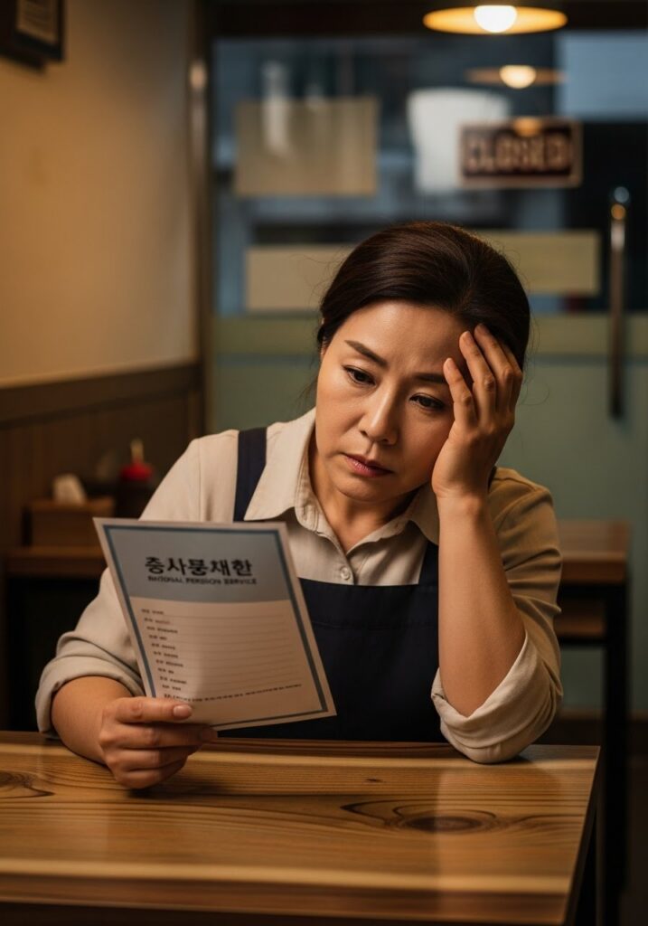 국민연금 지역가입자 소득 감소