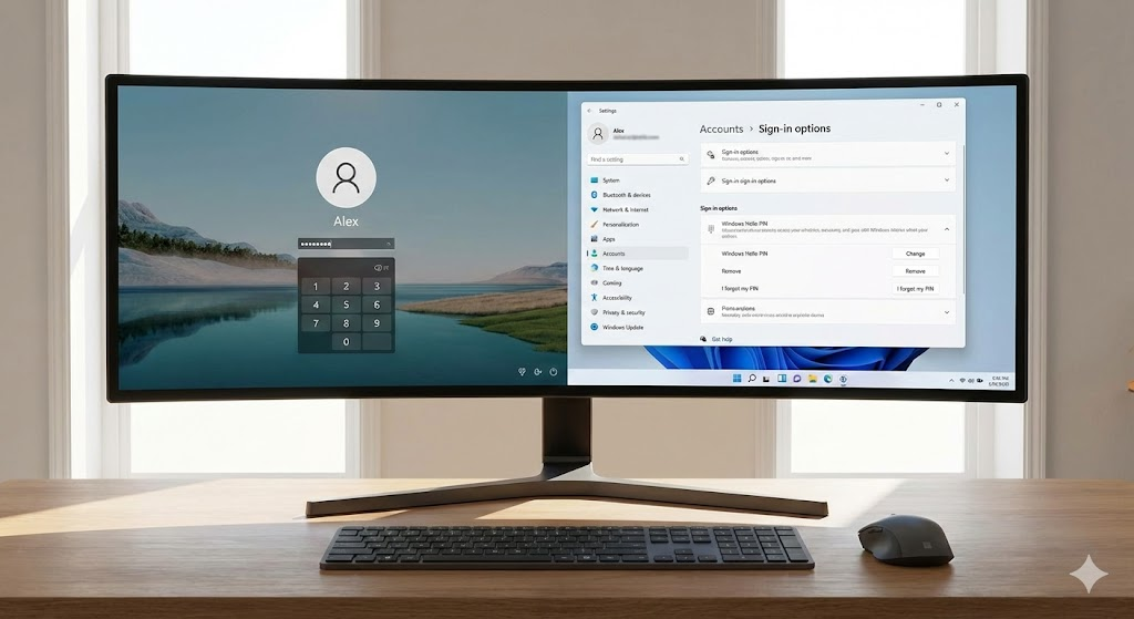 PIN 변경 로그인 안될 때