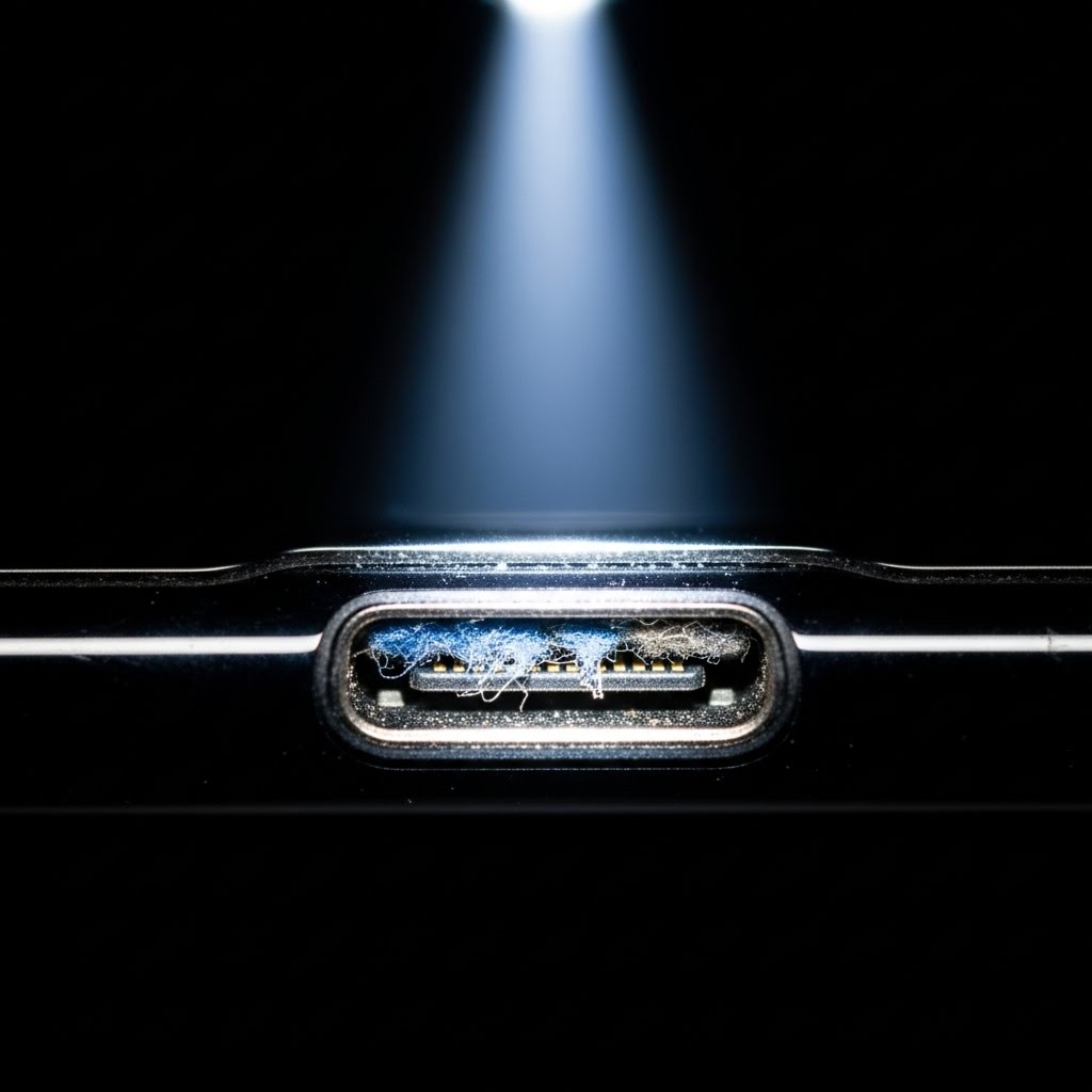 아이폰 충전단자 접촉불량일 때 간단 청소법 : 6단계 아이폰 충전단자 접촉불량일 때