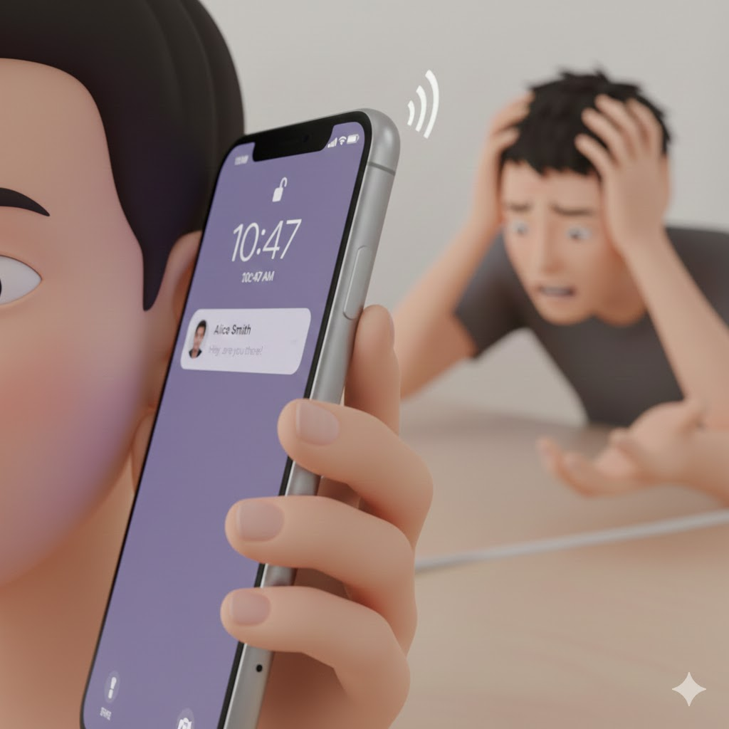 아이폰 문자알림 안뜨는 문제