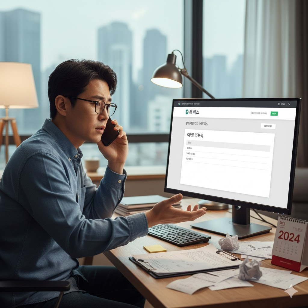 연말정산 기부금 영수증 발급 오류