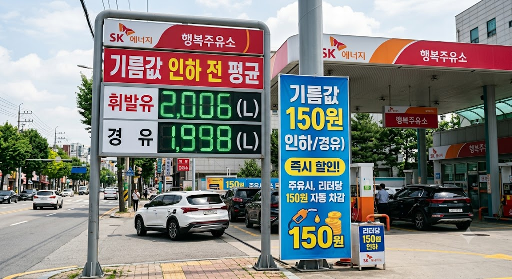 기름값 150원 인하
