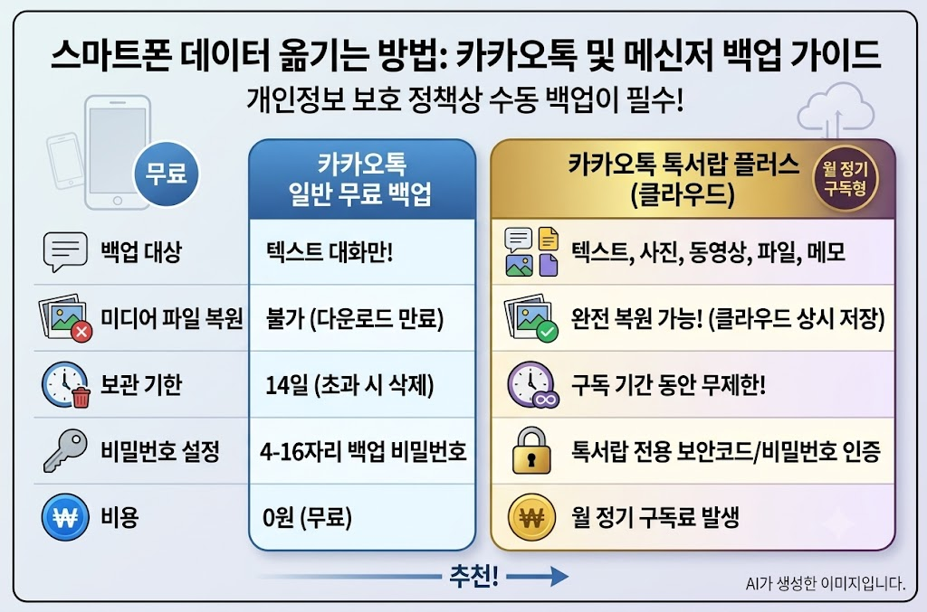 2026 스마트폰 데이터 옮기는 방법 완벽 가이드: 사진 앱 카카오톡 백업 총정리 스마트폰 데이터 옮기는 방법