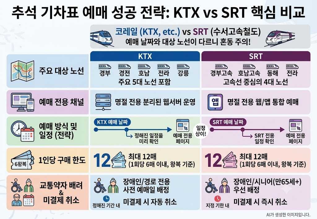 2026 추석 기차표 예매