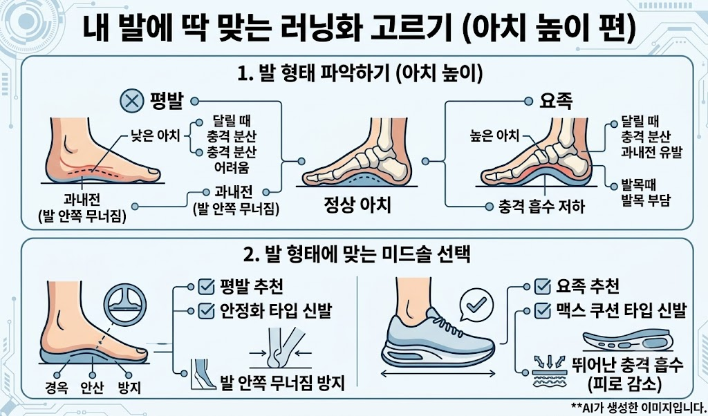 러닝화 고르는 기준