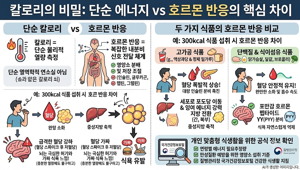 건강과 칼로리의 관계