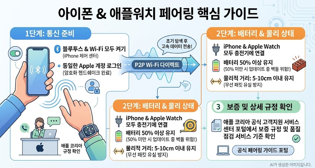 아이폰과 애플워치 페어링