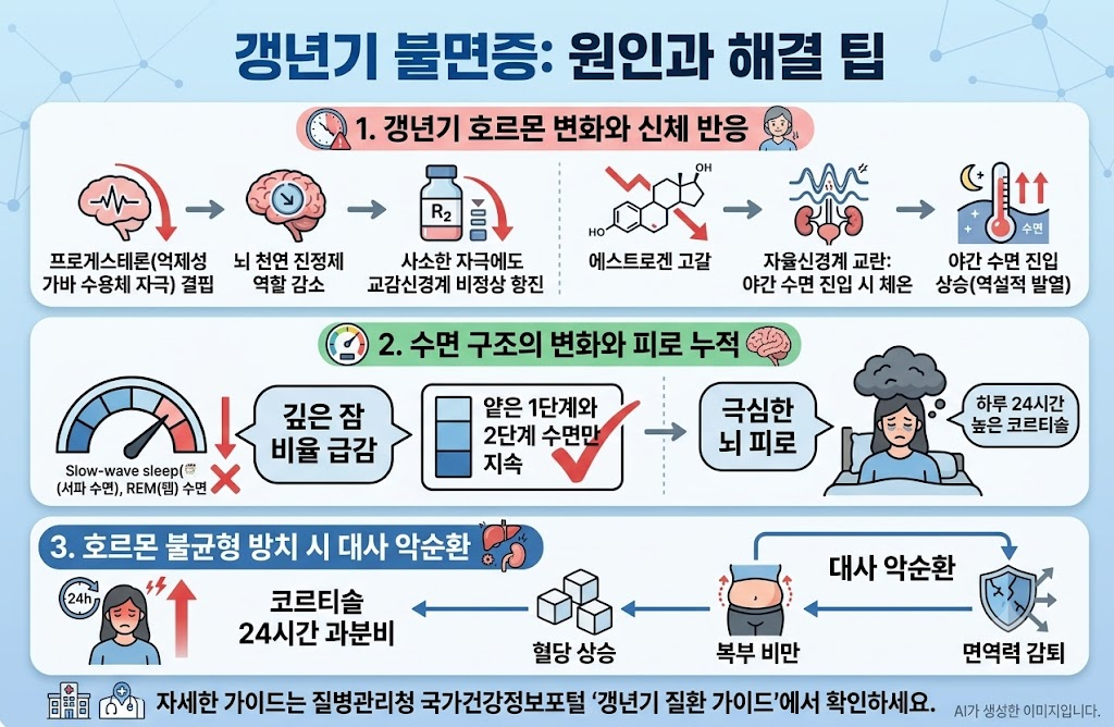 갱년기 불면증 해소방법