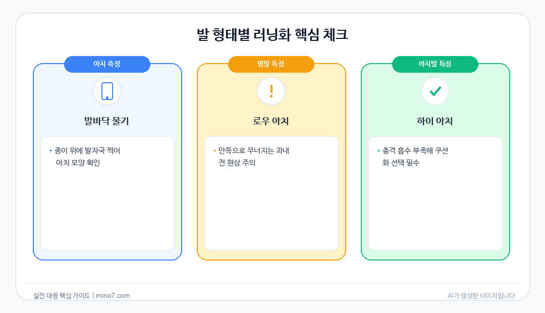 러닝화 고르는 기준