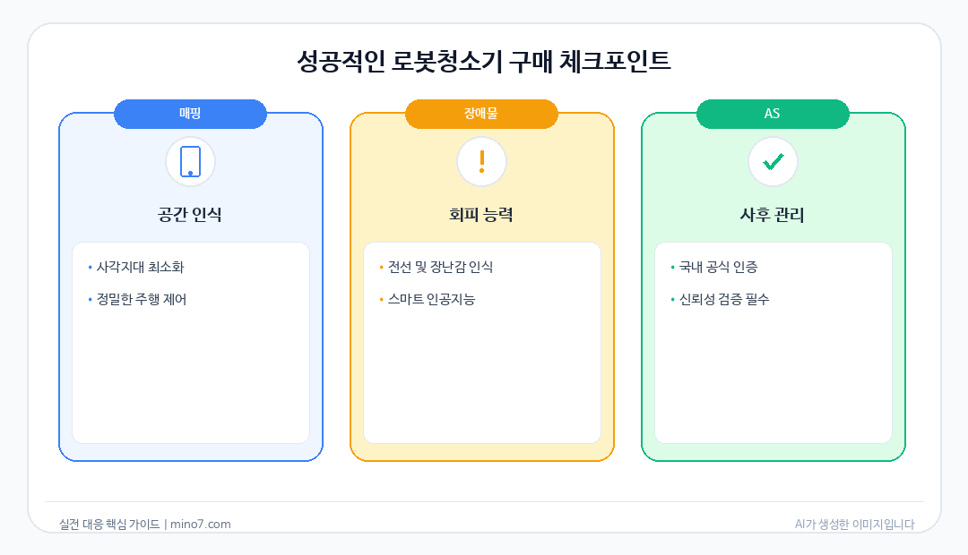 로봇청소기 센서 차이