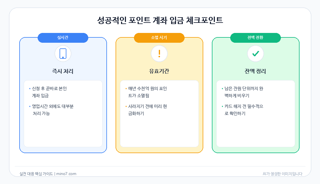 카드 포인트 현금화