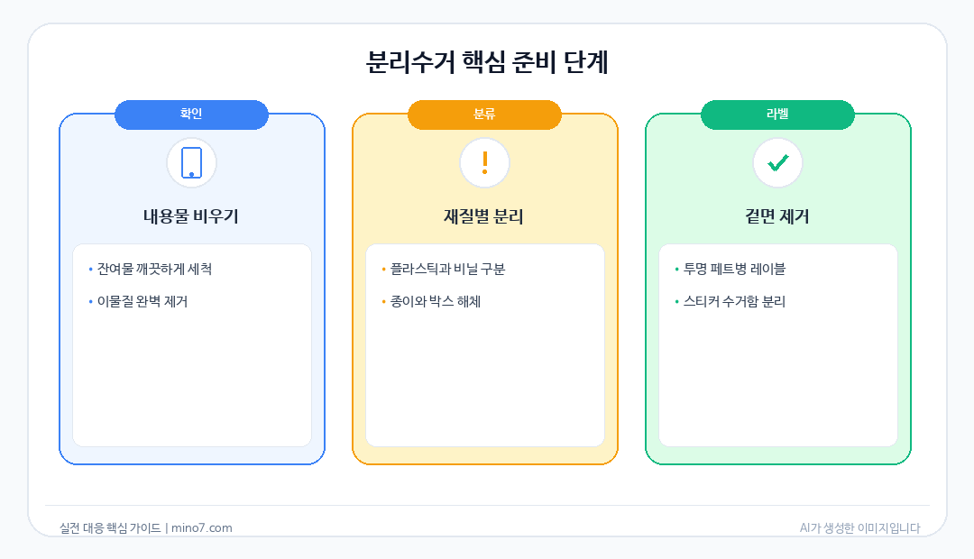 분리수거 방법