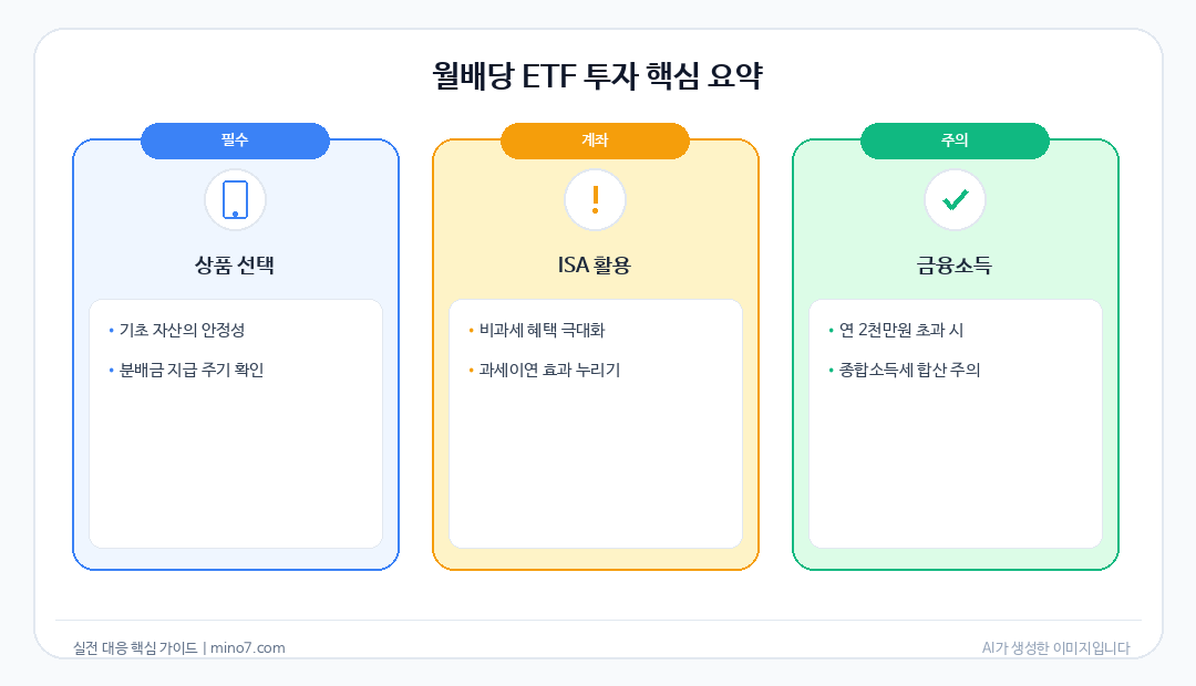 월배당 ETF 투자
