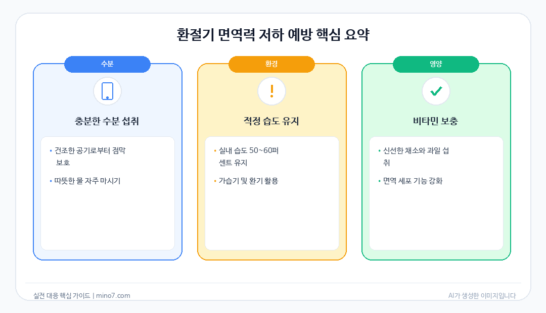 환절기 면역력