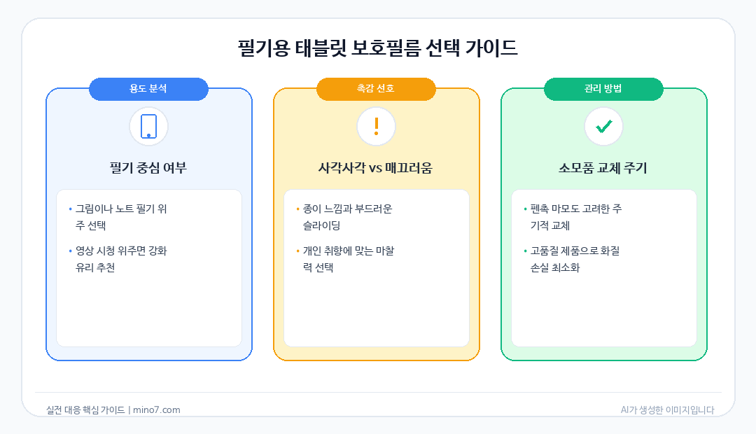 태블릿 보호필름