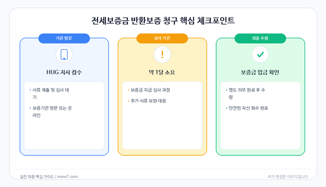 전세보증금 반환보증 청구