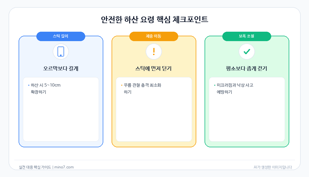 등산스틱 사용법