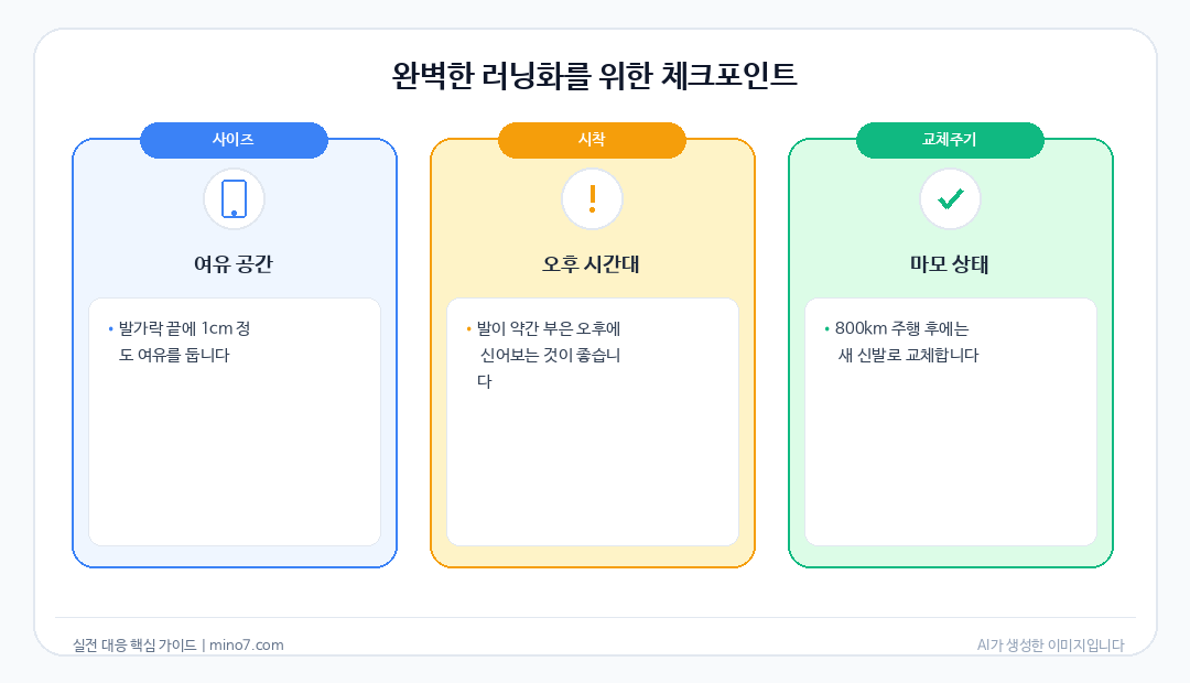 발 형태별 러닝화